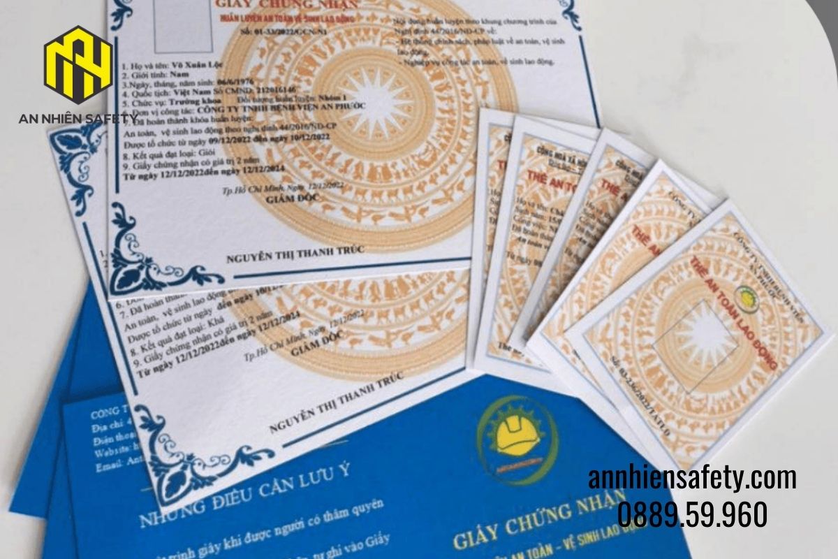 Giấy chứng nhận an toàn vệ sinh lao động